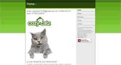 Desktop Screenshot of cozycatz.biz