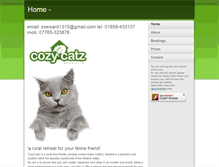 Tablet Screenshot of cozycatz.biz